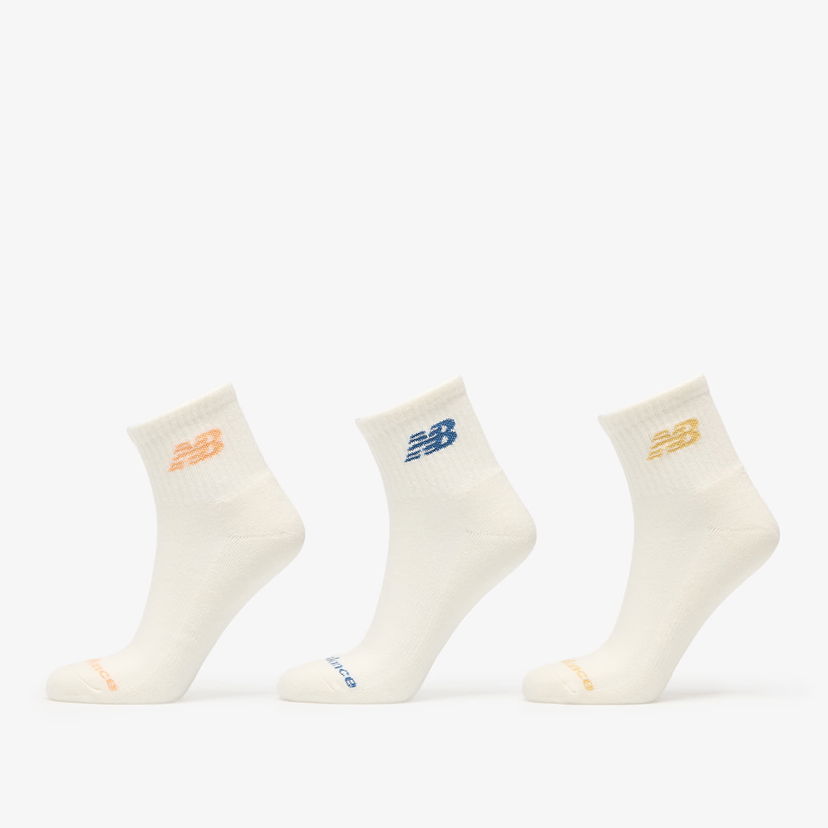 Ponožky New Balance New Balance Everyday Ankle Socks 3-Pack Biela | LAS51303SST