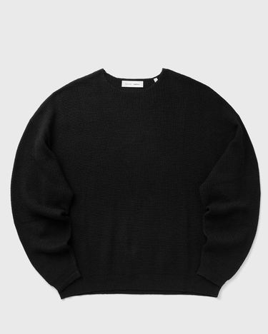 Sveter Fear of God Waffle Knit Long Sleeve Crewneck Sweater Čierna | 192SP256160F-861, 1