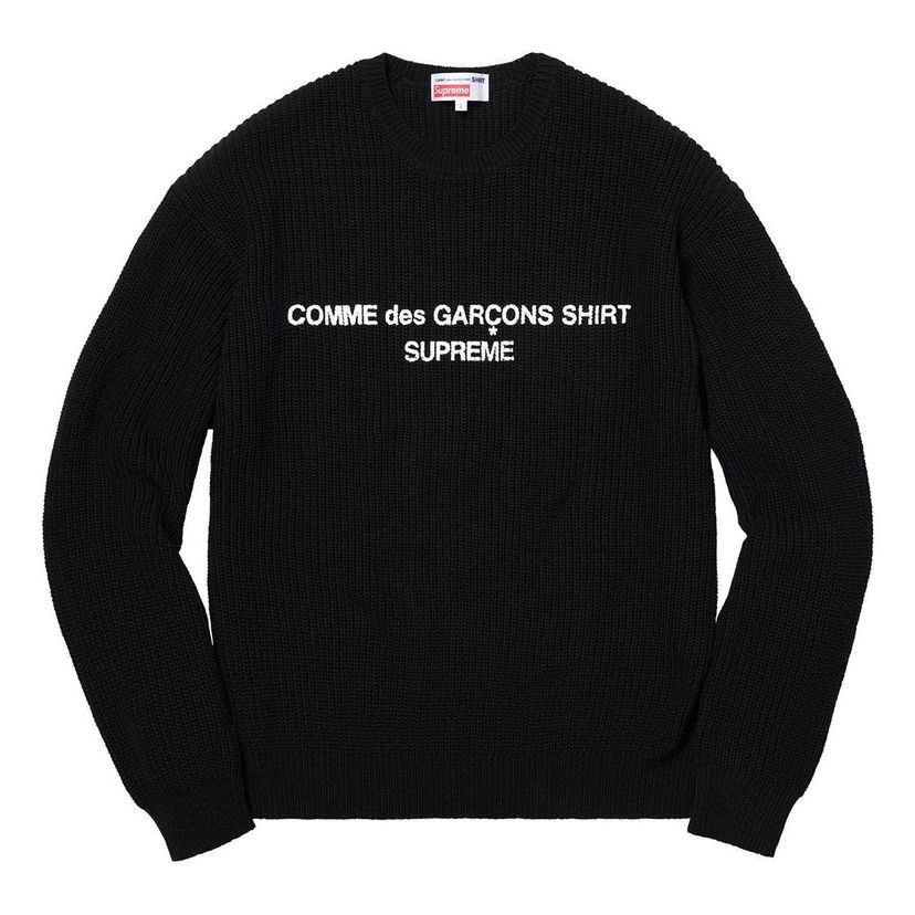 Sveter Supreme Comme des Garcons Shirt Sweater Čierna | SUP-FW18-403