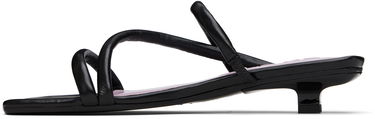 Doplnky BY FAR BY FAR Morena Nappa Leather Heeled Sandals Čierna | MWFHO015CL013BK001PL, 2