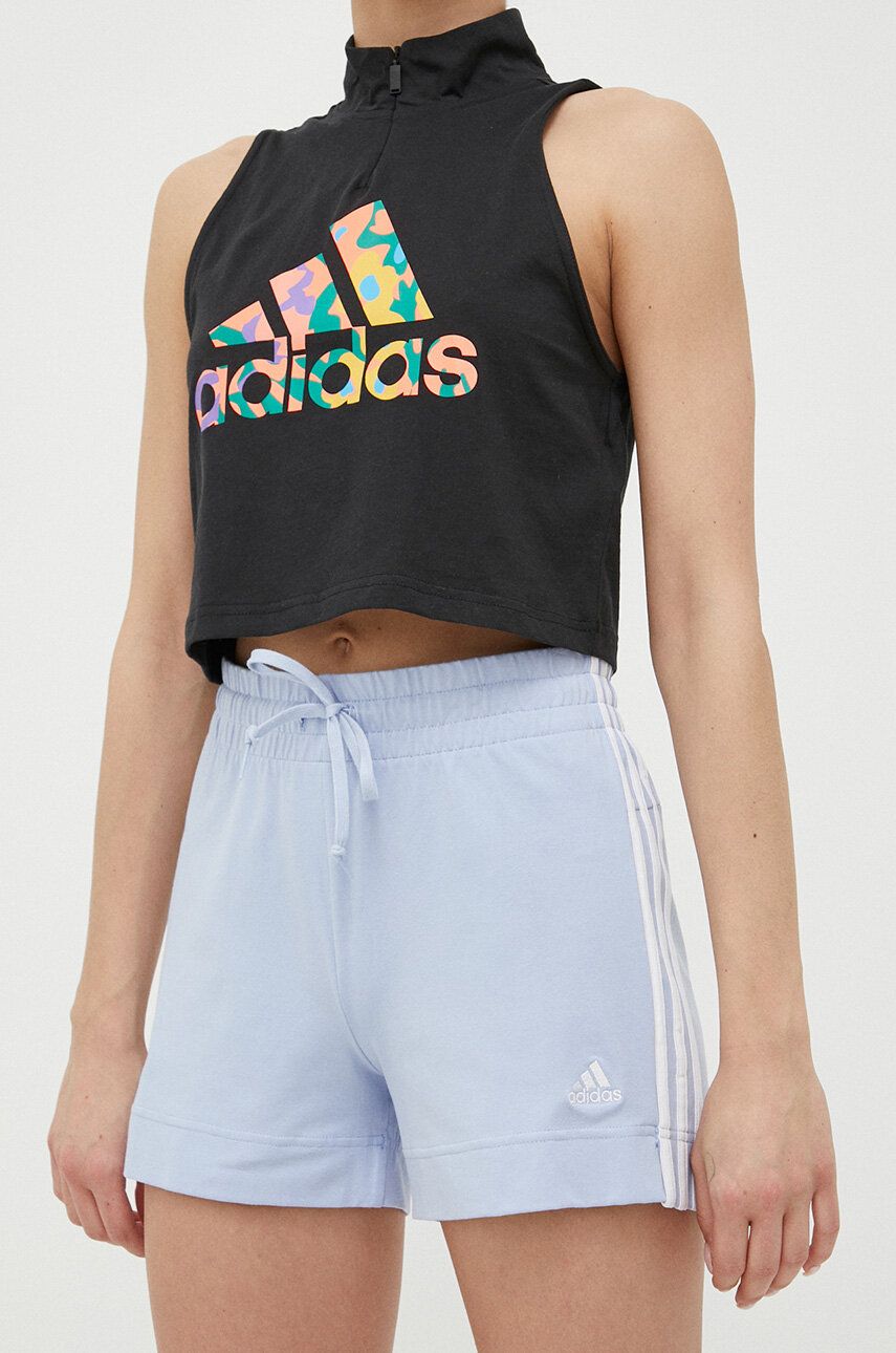 Šortky adidas Originals Essentials Slim 3-Stripes Shorts Modrá | IC8852, 0