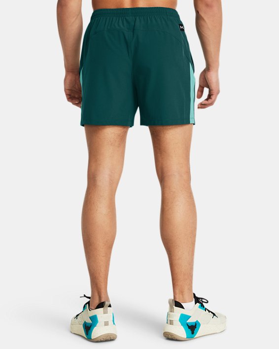 Šortky Under Armour Project Rock Ultimate Trainingsshorts für Herren Hydro Teal / Radial Turquoise Zelené | 1384217-449, 1