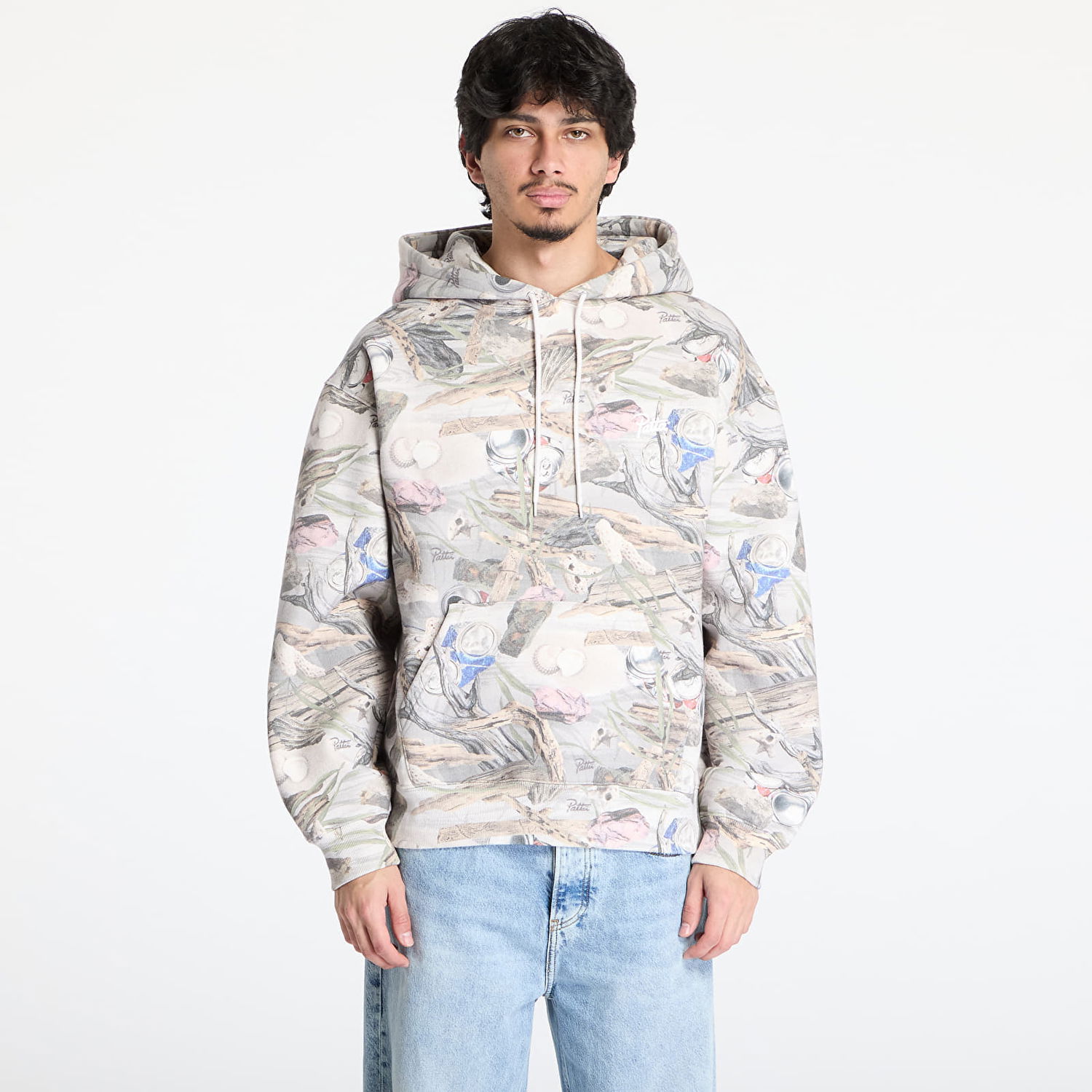 Mikina Patta Patta Beach Print Boxy Hoodie Rôznofarebný | POC-SS25-2050-325-0020-084, 0