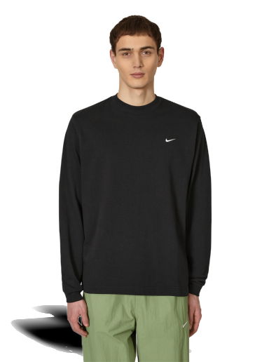 Tričko Nike Solo Swoosh Longsleeve T-Shirt Čierna | DX0884-010