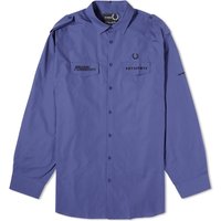 Košeľa Fred Perry Raf Simons x Oversized Uniform Shirt Navy | SM6514-139, 1