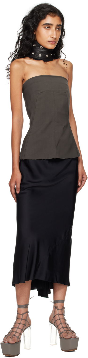 Sukňa Rick Owens Rick Owens Concordians A-Line Bias Midi Skirt Čierna | RP02E4343 SCH, 3
