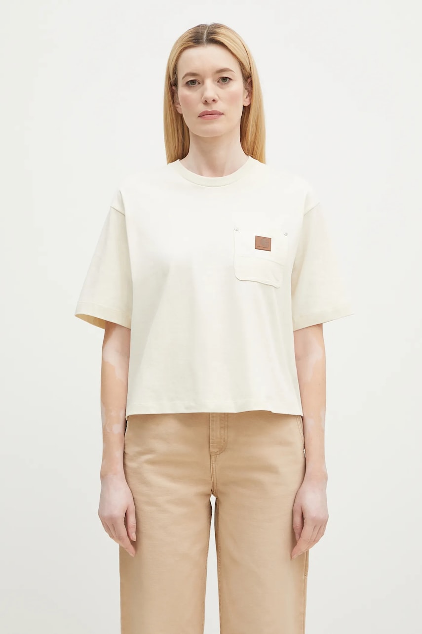 Tričko Carhartt WIP Eldon Pocket T-Shirt Biela | I034376.05XX, 0