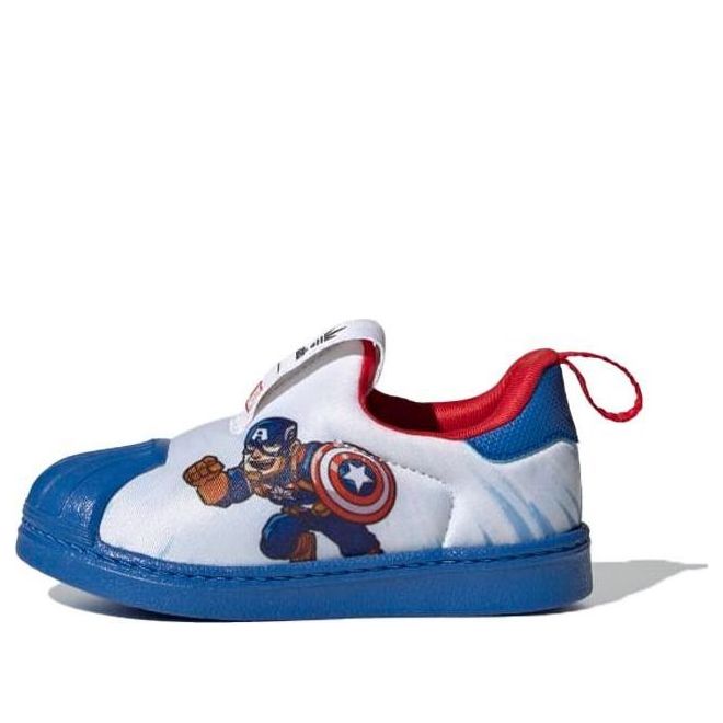 Tenisky a topánky adidas Originals Marvel x Superstar 360 'Captain America' Biela | FX4882, 0