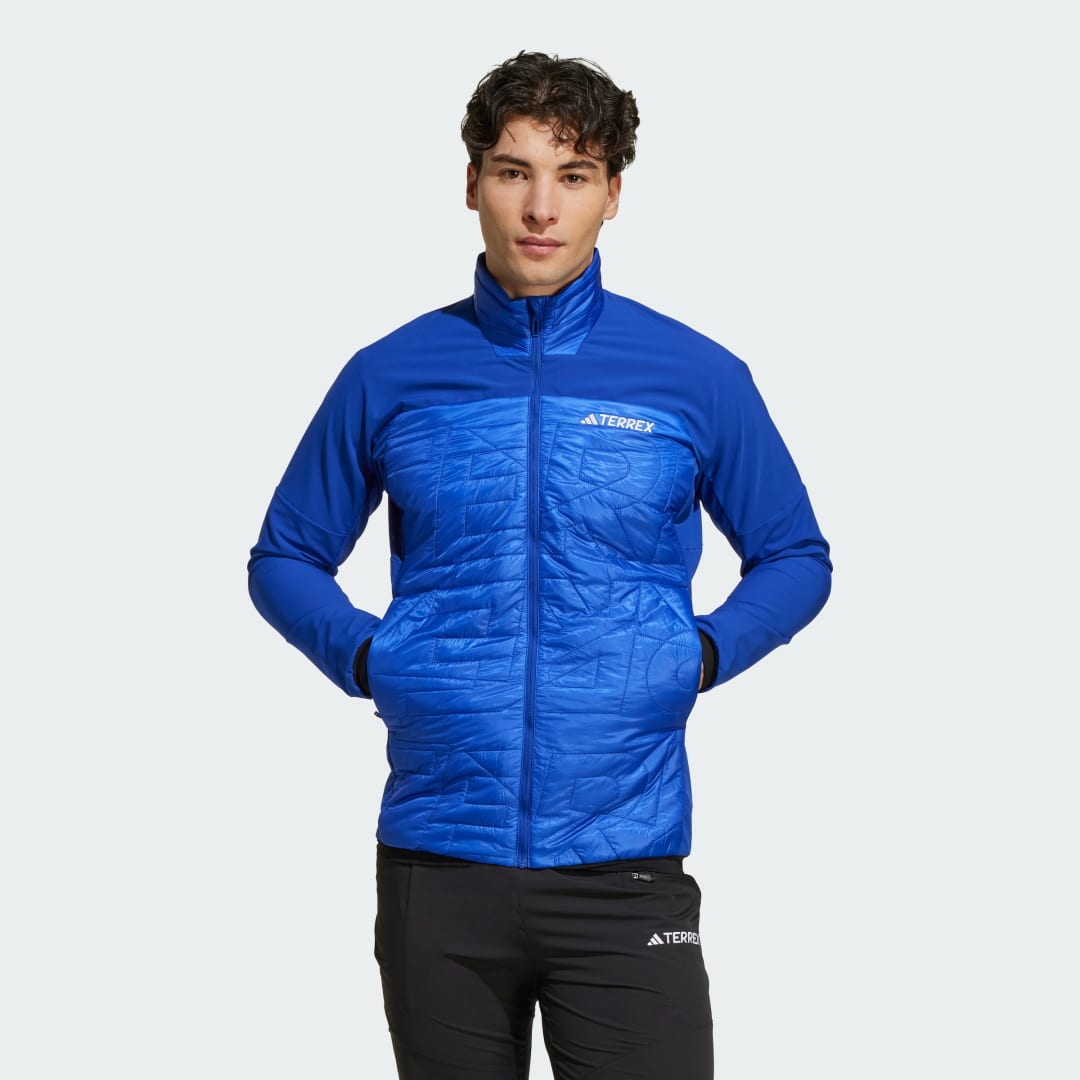 Prešívaná bunda adidas Performance Terrex Xperior Varilite Hybrid PrimaLoft Jacket Modrá | JD8391, 0