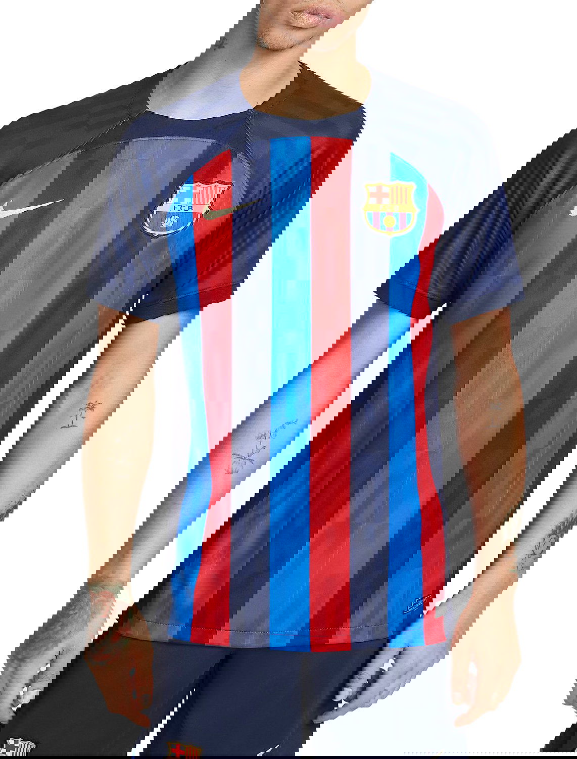 Dres Nike FC Barcelona Stadium 2022/23 Soccer Jersey Modrá | dm1840-452, 0