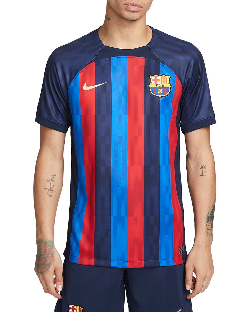 Dres Nike FC Barcelona Stadium 2022/23 Soccer Jersey Modrá | dm1840-452