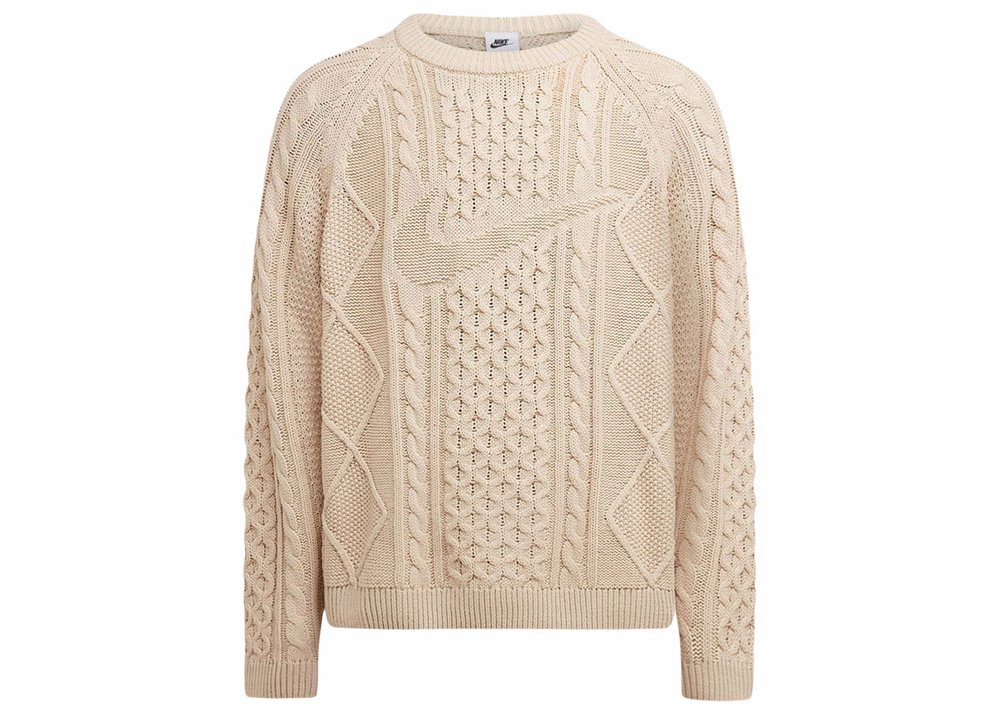 Sveter Nike Life Cable Knit Sweater Rattan Béžová | DQ5177-206, 0