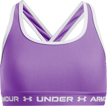 Podprsenka Under Armour Crossback Mid Sports Bra Fialová | 1369971-525, 0