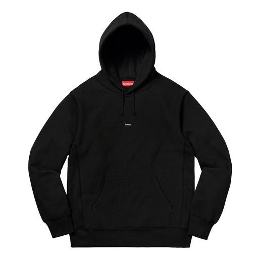 Mikina Supreme Micro Logo Hooded Sweatshirt Čierna | SUP-FW19-860