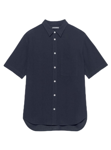 Košeľa Jacquemus Chemise Melo Short Navy | 225SH006-1004 380