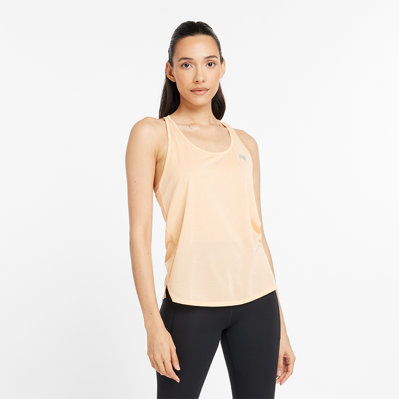 Tielko New Balance NB Tank Top Oranžová | Dámske tričko New Balance WT41250PRE – oranžová, 0