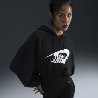 Mikina Nike Sportswear Cropped Hoodie Čierna | FV7777-010, 0