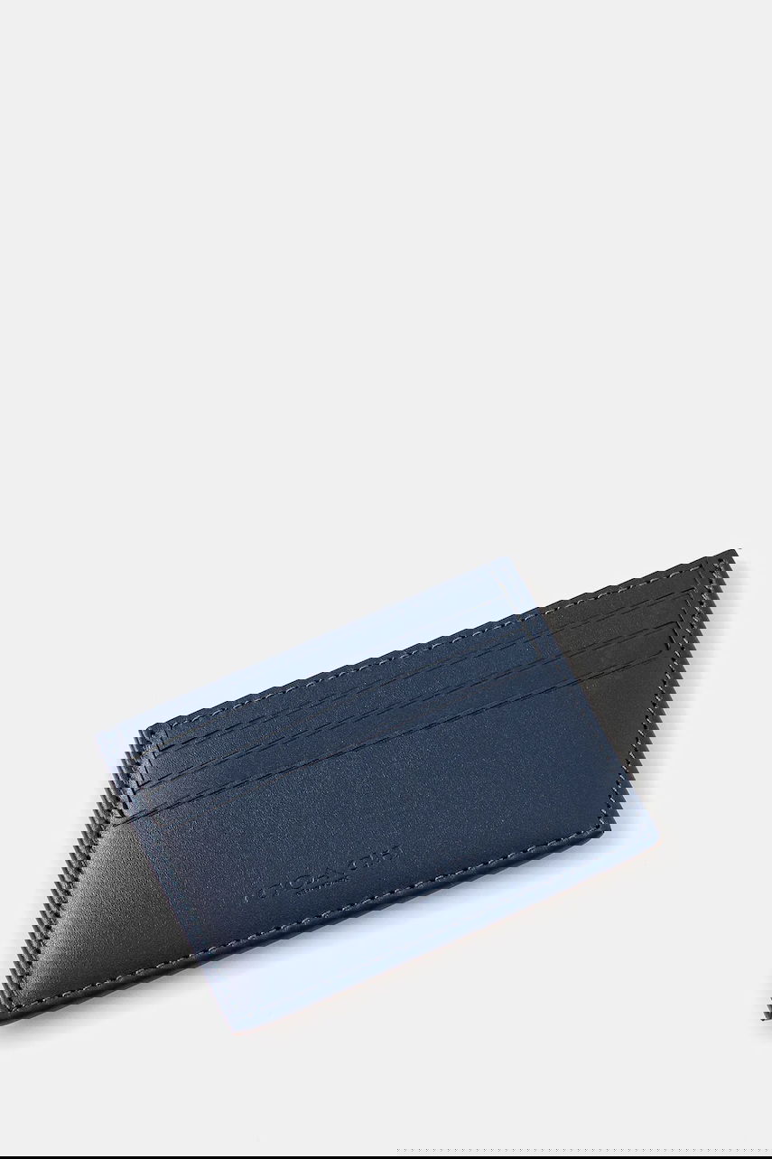 Peňaženka Coach Signature Denim Card Case Modrá | CAS29, 1