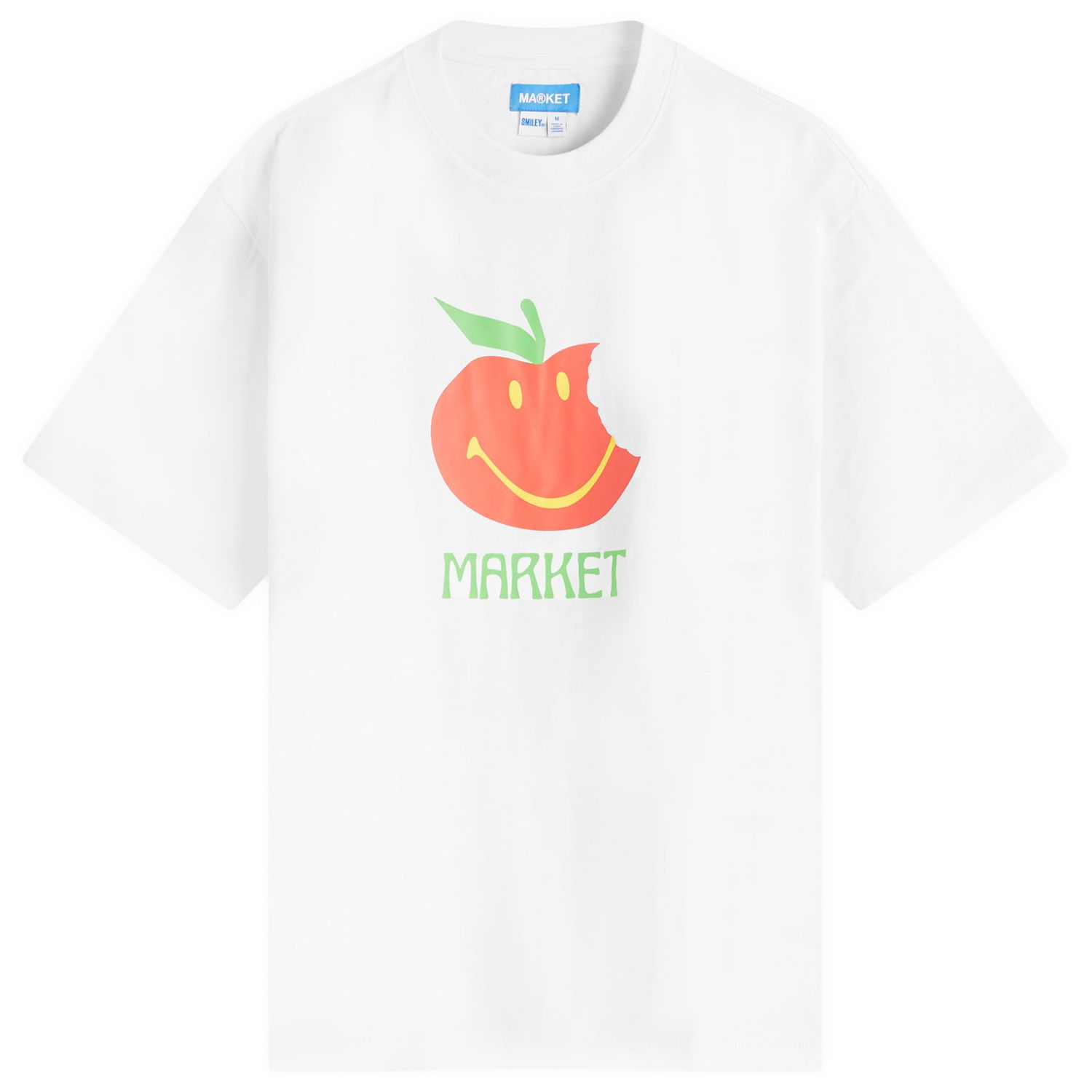 Tričko MARKET Smiley Honeycrisp Graphic Tee, Size Large Biela | 399002180-WHT, 0