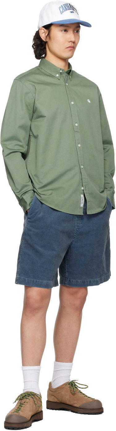 Šortky Carhartt WIP Reynold Corduroy Relaxed Shorts Modrá | I034877, 3