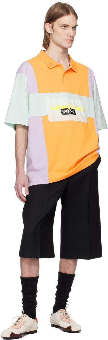 Polo tričko Martine Rose Martine Rose Oversized Panelled Polo Oranžová | 643JE03800I, 3