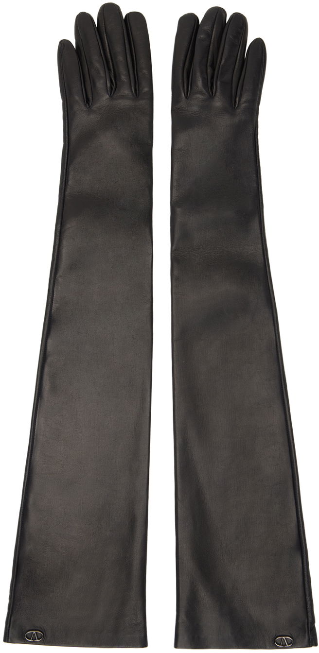 Rukavice Valentino Nappa Gloves Čierna | 5W0GCA19WBU, 0