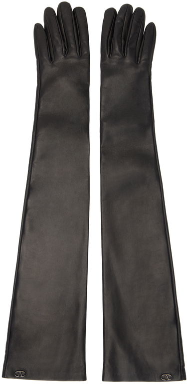 Rukavice Valentino Nappa Gloves Čierna | 5W0GCA19WBU, 0