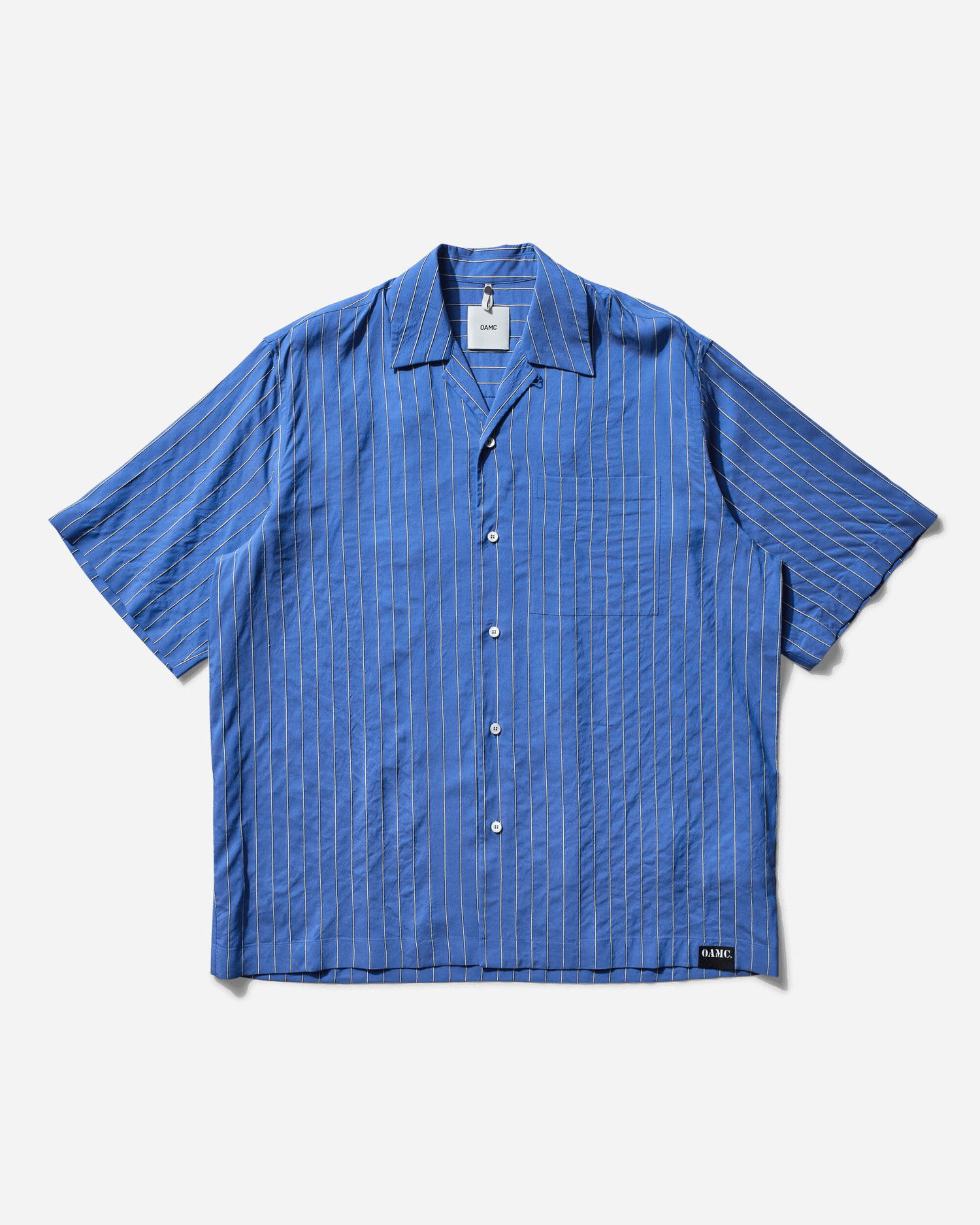 Košeľa OAMC Kurt Striped Shirt Modrá | OA5SMS01FPTR368435 560, 0