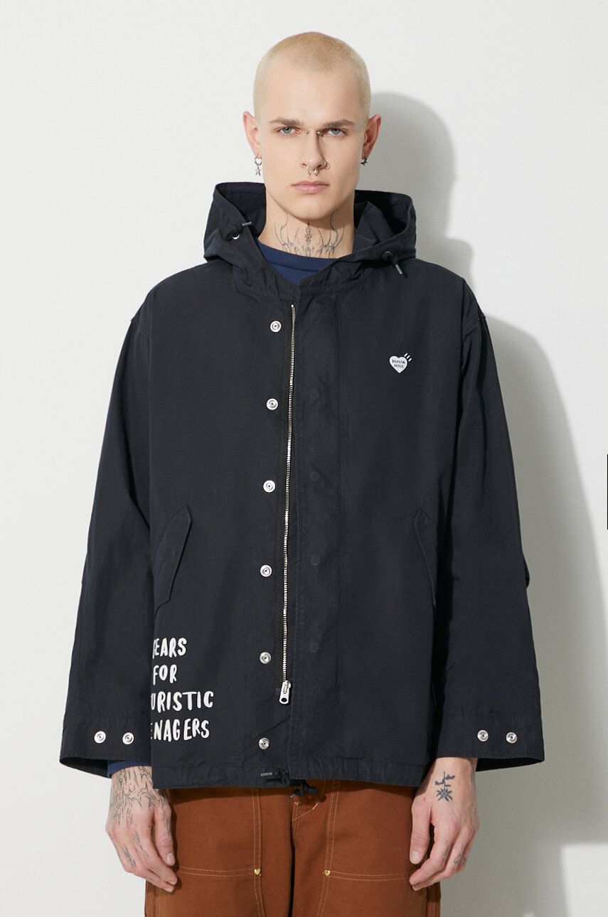 Parka Human Made Hooded Jacket Čierna | HM26JK001, 0