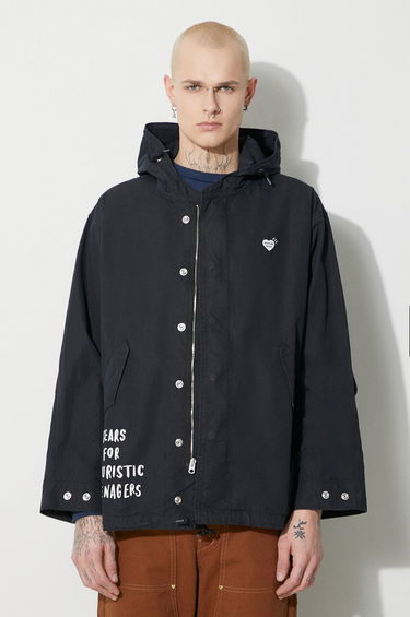 Parka Human Made Hooded Jacket Čierna | HM26JK001, 0