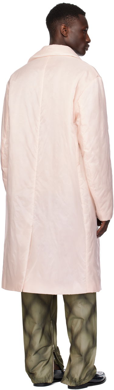Prešívaná bunda Dries Van Noten Dries Van Noten Loose Fit Mac Coat Ružová | 251-020222-1256, 2
