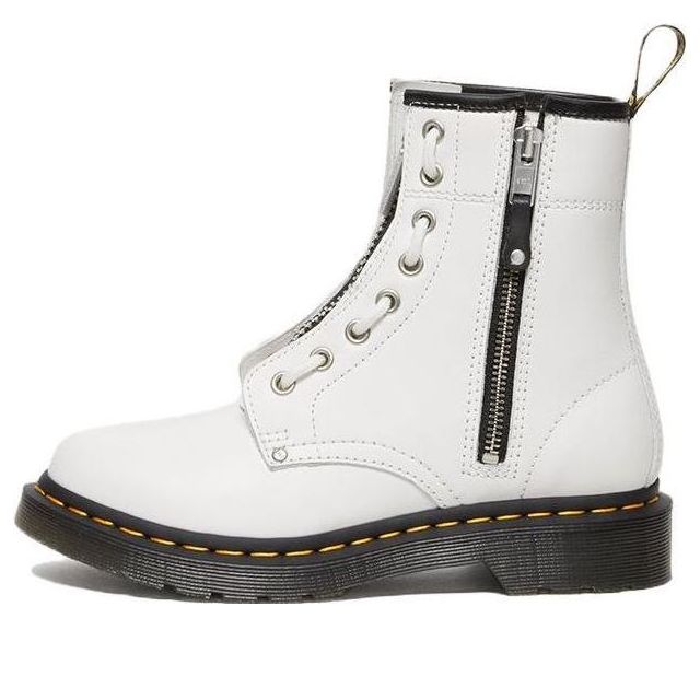 Tenisky a topánky Dr. Martens 1460 Double Zip Leather Boots Biela | 27624100