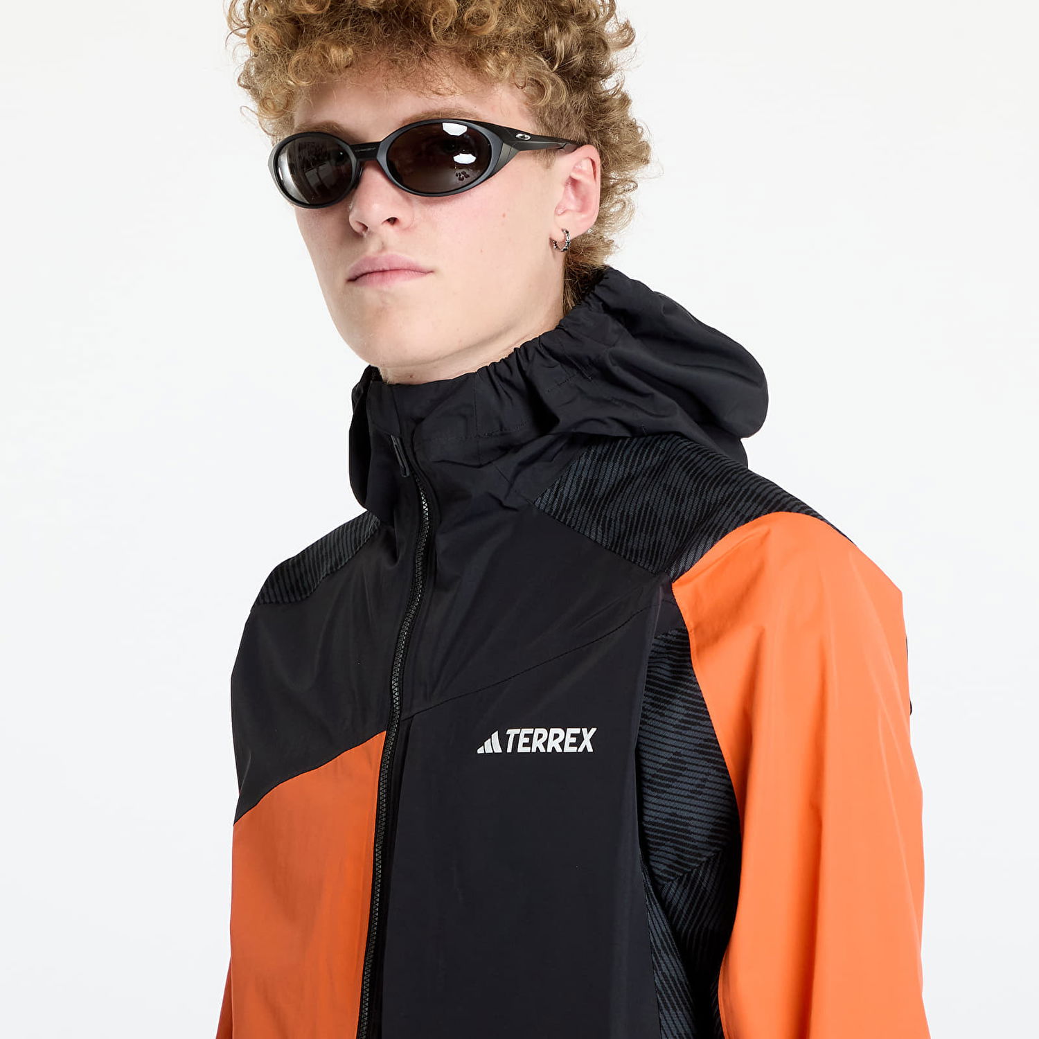 Vetrovka adidas Performance Terrex Xperior Hybrid Rain.Rdy Semi Impact Orange/ Black Oranžová | IW8875, 1