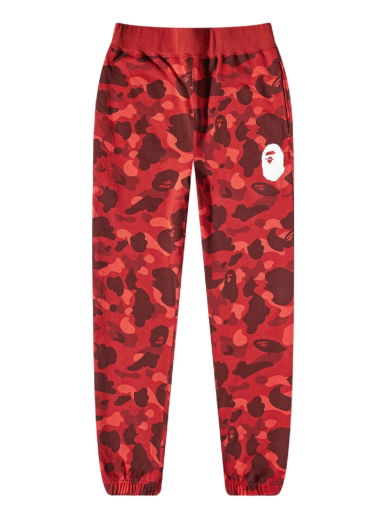 Tepláky BAPE Color Camo Sweatpants Červená | 001PTI801001M-RED