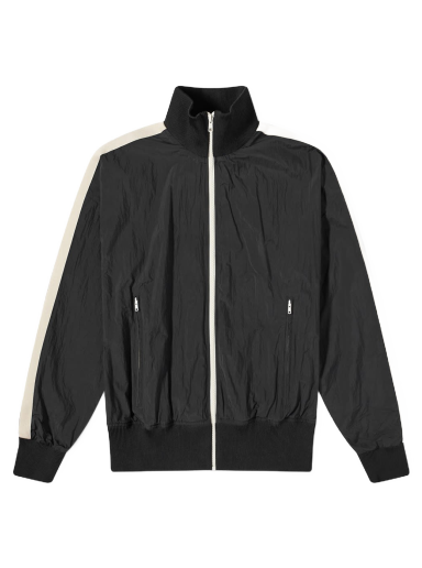 Bunda Palm Angels Curved Logo Water Resistant Jacket Čierna | PMBD030F21FAB0011001