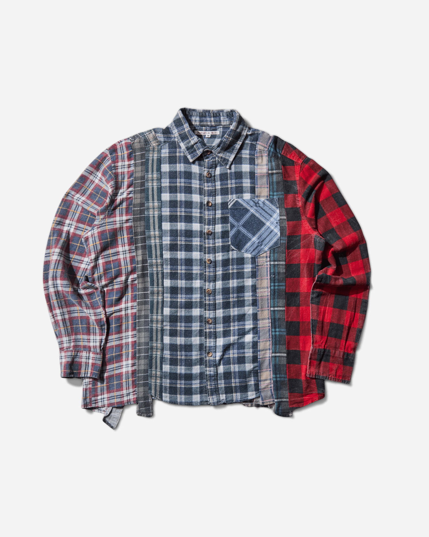 Košeľa Needles 7 Cuts Longsleeve Shirt Rôznofarebný | RW390 MULTI, 1