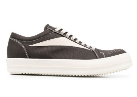 Tenisky a topánky Rick Owens DRKSHDW EDFU Vintage Sneakers Taupe Grey Čierna | DU01C6803DKLVS, 0