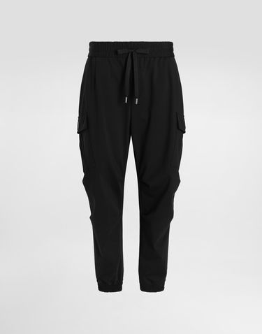 Cargo nohavice Dolce & Gabbana Dolce & Gabbana Cotton Cargo Cropped Pants Čierna | GW5OHTFUGS1N0000, 0