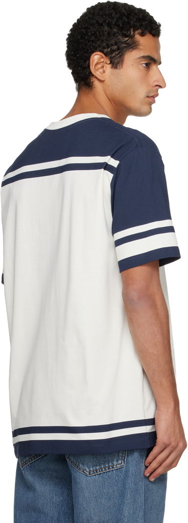 Tričko Balmain Varsity Balmain Crest Print T-shirt Navy | FH1EG155GE96, 2