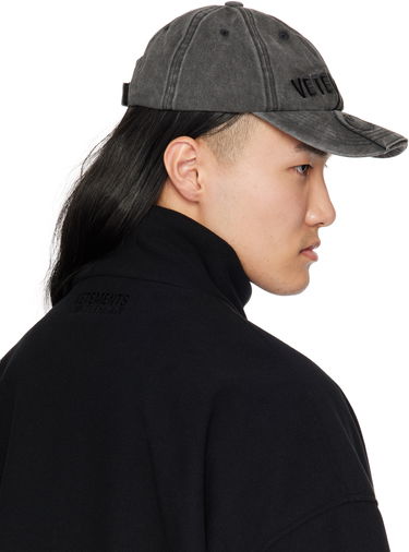 Šiltovka VETEMENTS Vetements Flame Logo Cap Šedá | UA66CA150B, 2