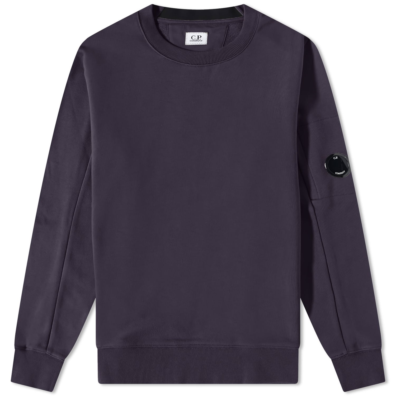 Mikina C.P. Company Arm Lens Crew Sweat Fialová | 14CMSS022A-005086W-888, 0