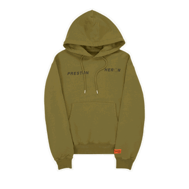 Mikina HERON PRESTON HPC Inc Hoodie Zelené | HMBB024F22JER0075510, 0