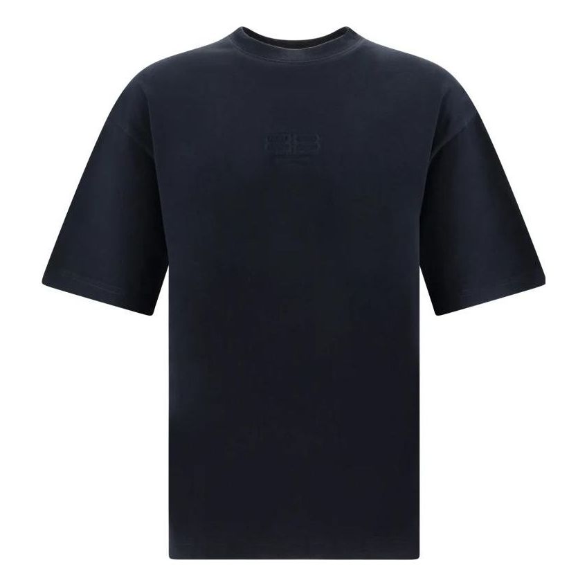 Tričko Balenciaga BB Icon Medium Fit T-Shirt Navy | 612966TMVG78190, 0