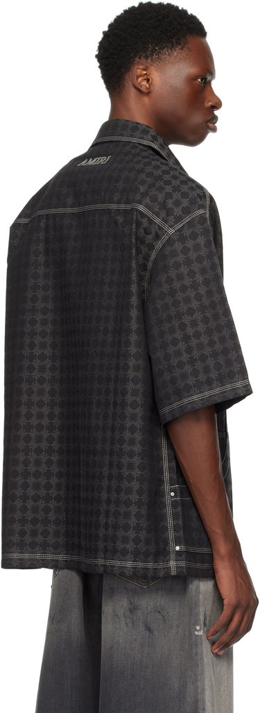 Košeľa AMIRI AMIRI 'MA' Quad Work Shirt Čierna | AMSTCA1141, 2