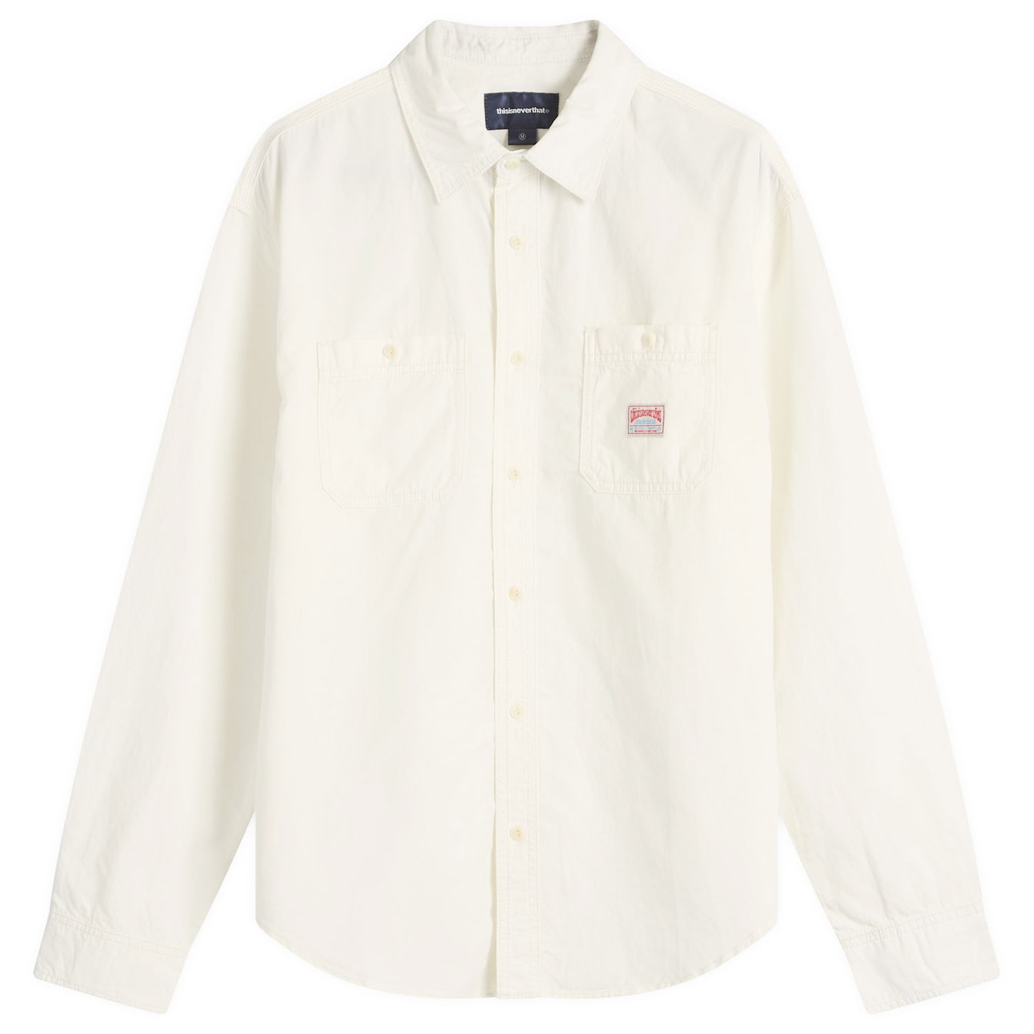Košeľa thisisneverthat thisisneverthat Chambray Shirt, Size Small Biela | TN251WSHTL01-WHT, 0