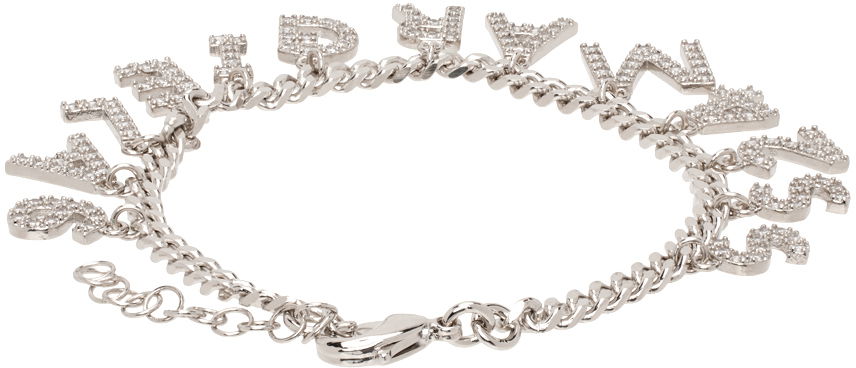 Náramok Maison Margiela MM6 Letter Charms Bracelet Béžová | SM6UY0064 P6471, 1