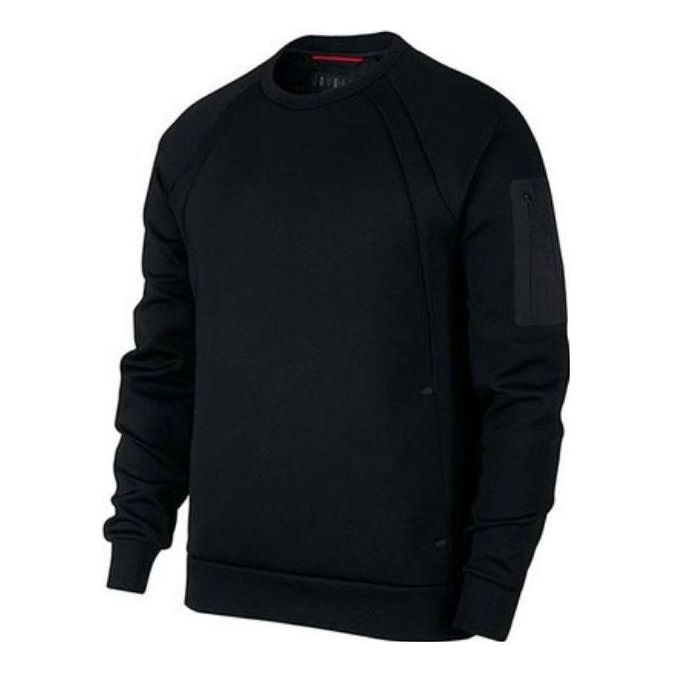 Sveter Jordan Air Jordan Men's Round Neck Sweatshirt Čierna | 884026-010