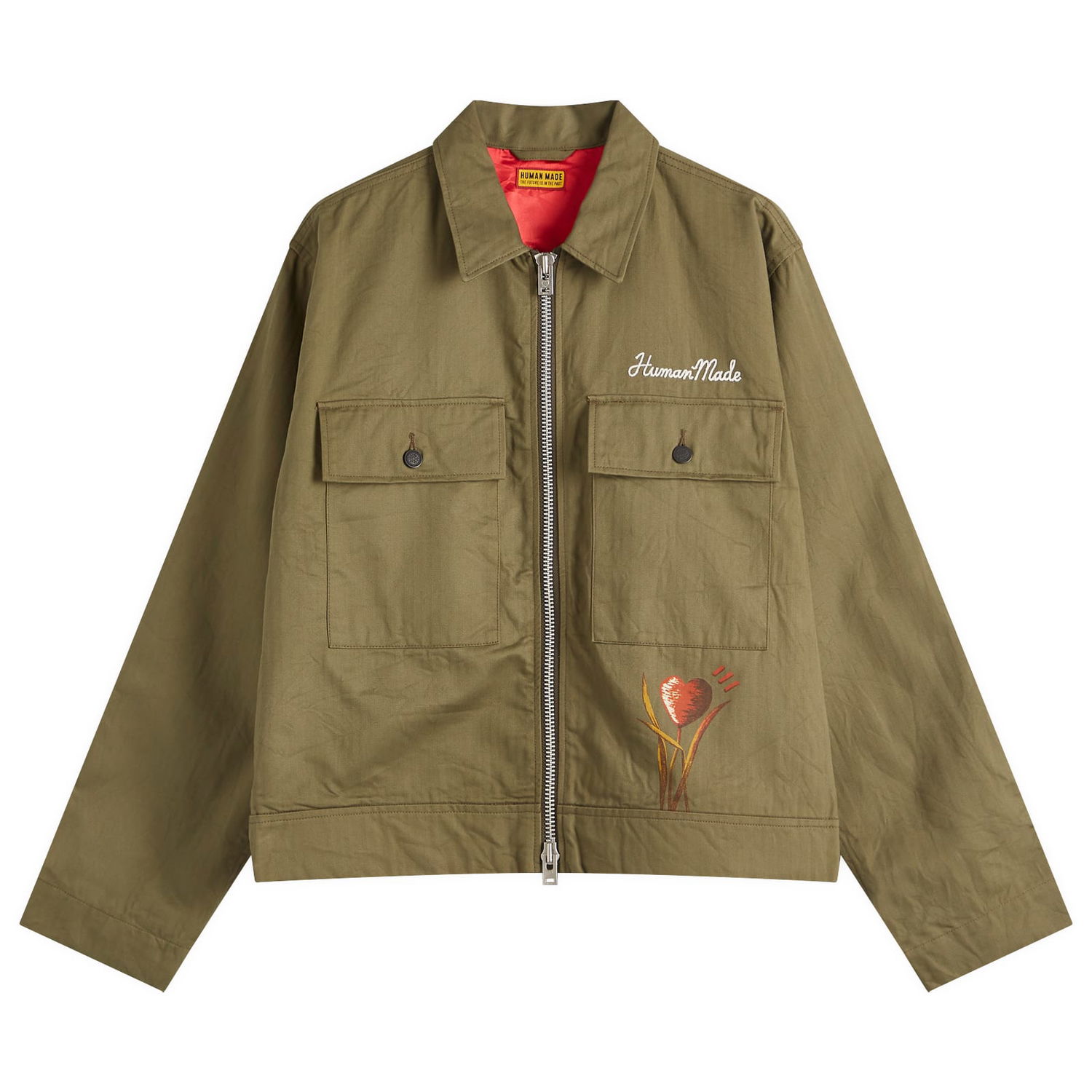 Bunda Human Made Human Made Military Jacket, Size Large Zelené | HM29JK016-OLV, 1