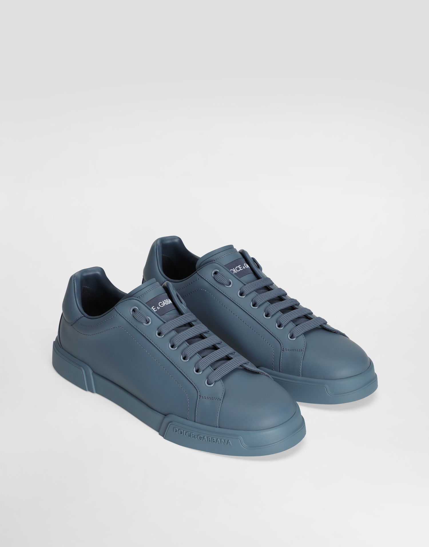 Tenisky a topánky Dolce & Gabbana Portofino Light Strobel Calfskin Modrá | CS2332A023286356, 1