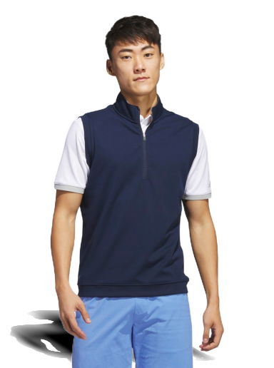 Vesta adidas Originals Elevated 1/4-Zip Pullover Vest Navy | IB4541